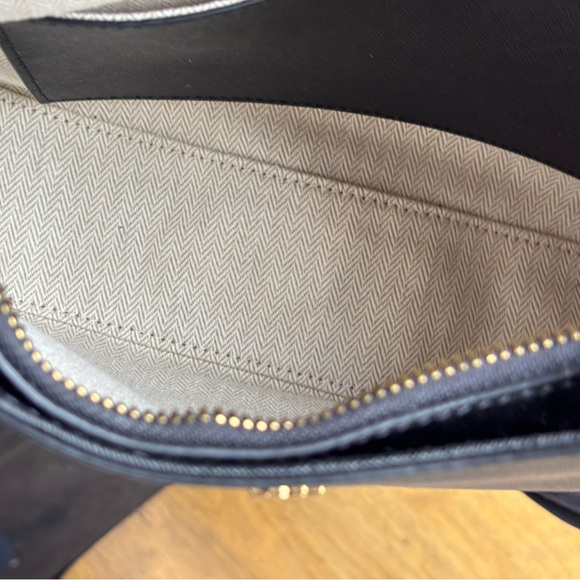 Tory Burch Black and Tan Leather Crossbody - Picture 5 of 5